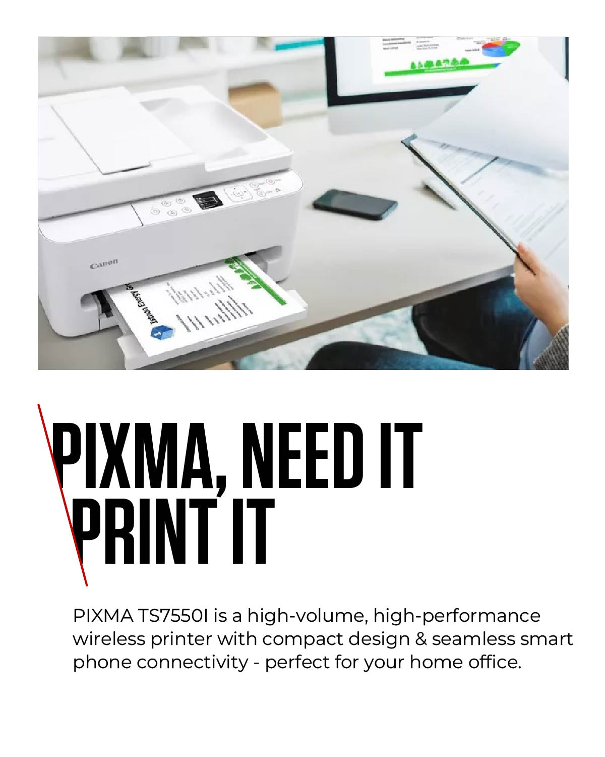 Canon PIXMA TS7550i Inkjet A4 1200 x 1200 DPI Wi-Fi Printer