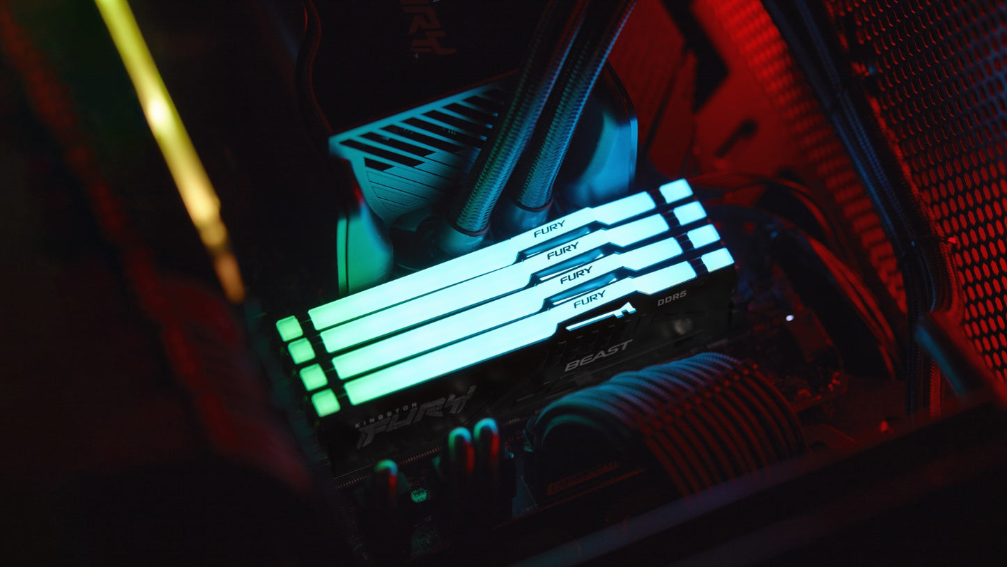 Kingston Technology FURY Beast 64GB DDR5 6400MT/s CL32 Desktop RAM