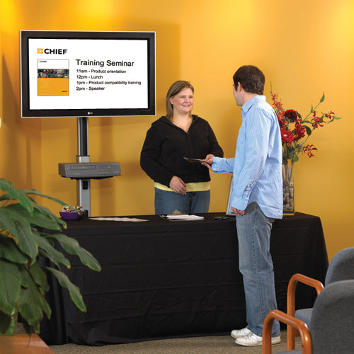 Chief Medium Flat Panel Mobile AV Cart - MFCUB - LIMITED AVAILABILITY Mount