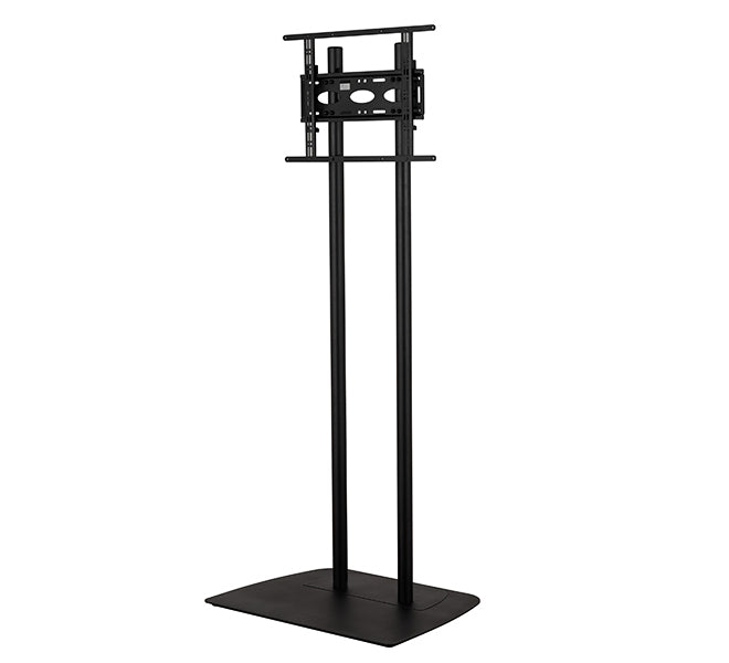 B-Tech Universal Flat Screen Floor Stand (VESA 600 x 400) - Twin 1.8m Ø50mm Poles Mount