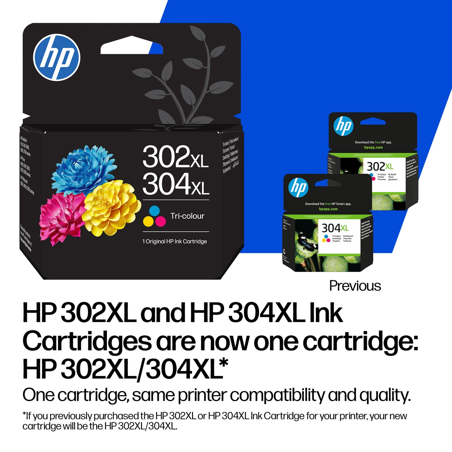 HP B7RT6AE/302/304 Color Ink Cartridge (100 pages)