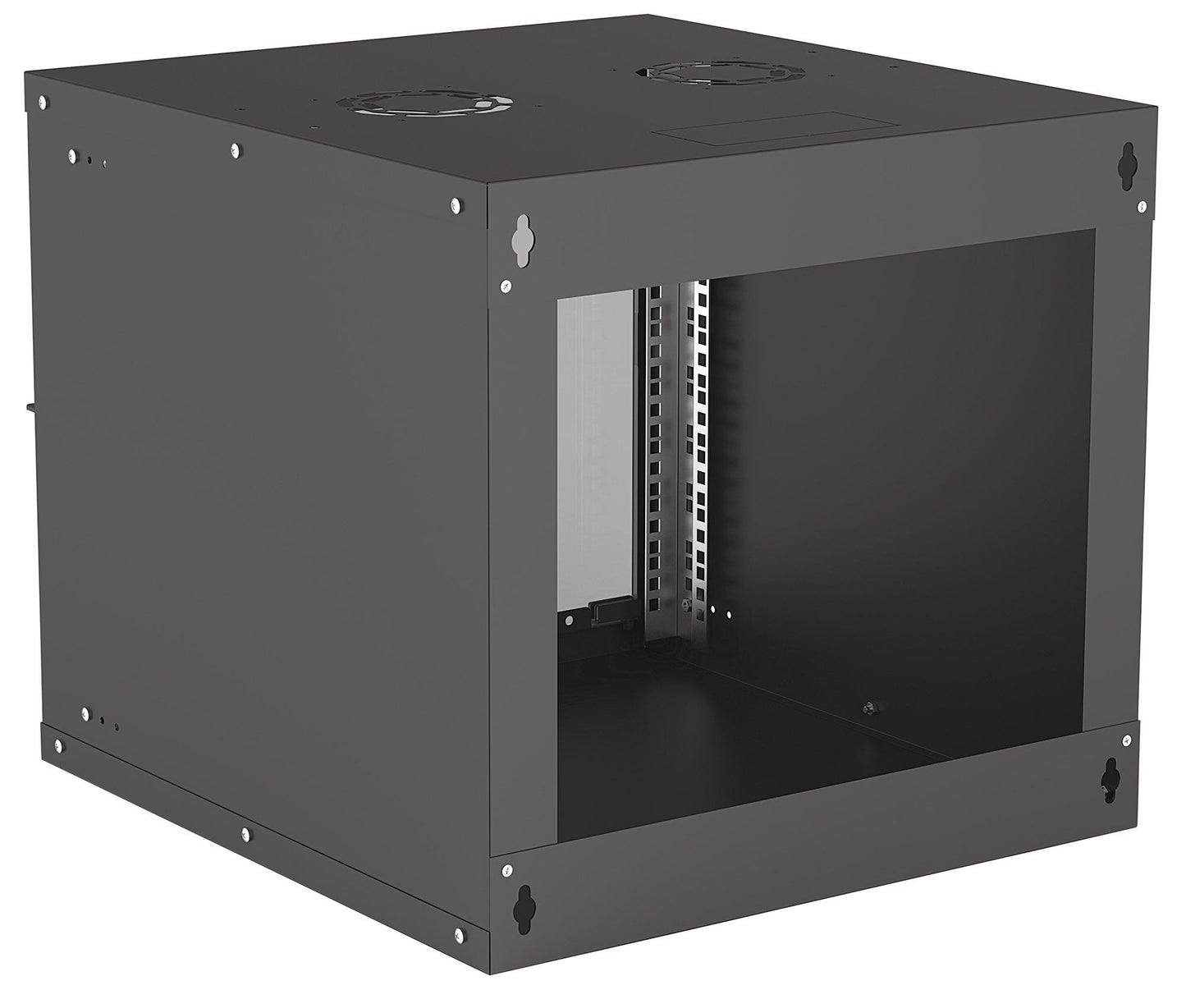 Intellinet 19" Network Cabinet - Wall Mount (Basic), 9U, 560mm Deep, Black Rack