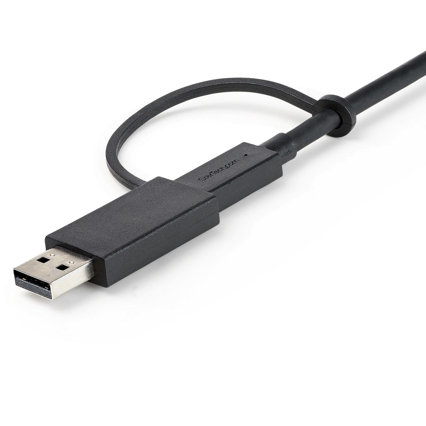 StarTech.com 3.3ft (1m) USB-C Cable with USB-A Adapter Dongle, USB 10Gbps/5Gbps