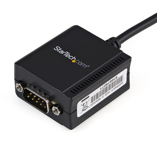 StarTech.com 6ft (1.8m) 1-Port FTDI USB to Serial RS232 Adapter Cable with COM