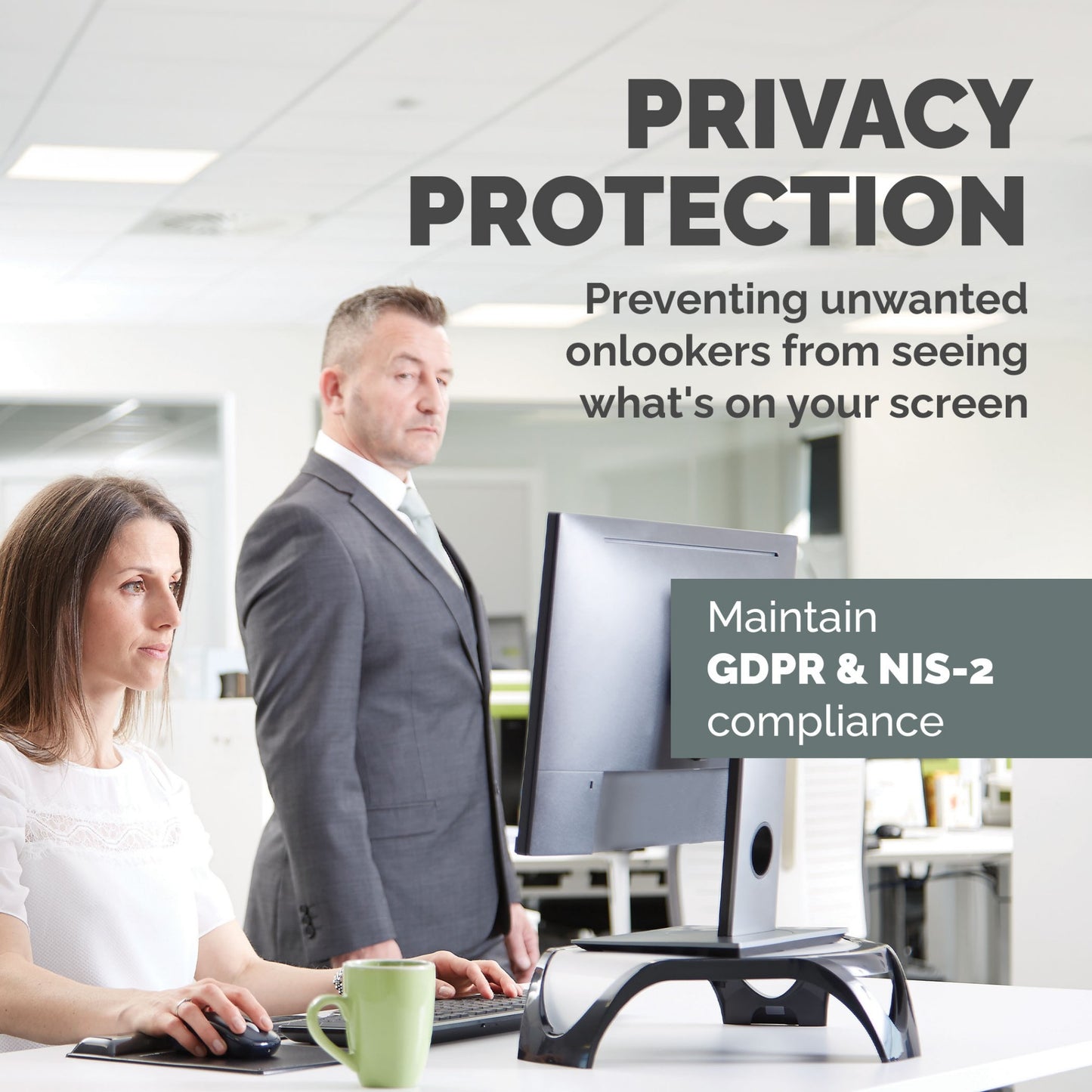 Fellowes 4816901 display privacy filter 60.5 cm (23.8") Monitor Frameless display Privacy Screen