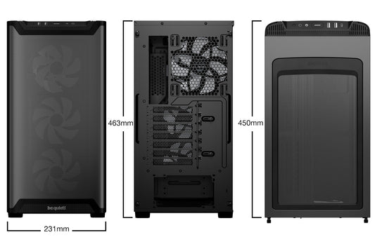be quiet! Pure Base 501 LX Black Midi Tower PC Case