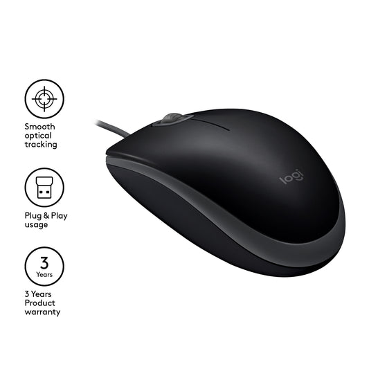 Logitech M110 Wired Mouse