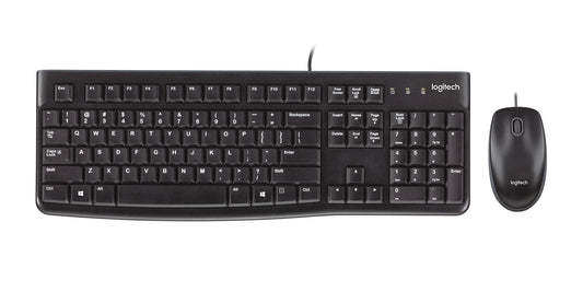 Logitech MK120 Wired Keyboard & Mouse Combo UK