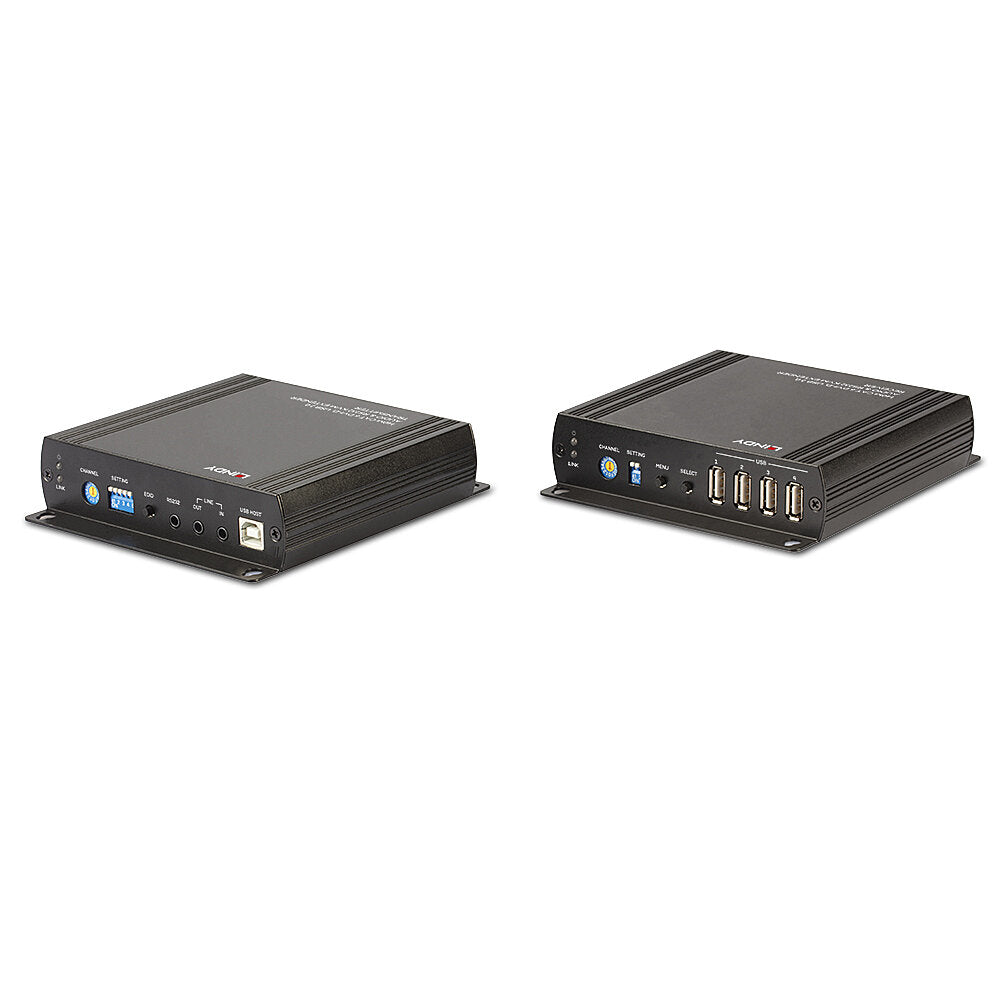 Lindy 140m Cat.6 DVI-D, USB, Audio and RS-232 KVM Extender KVM Switch