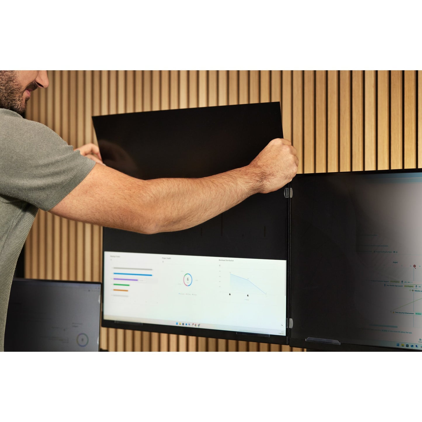 Kensington 2-way Removable Privacy Screen Filter for 26" Monitors 16:10