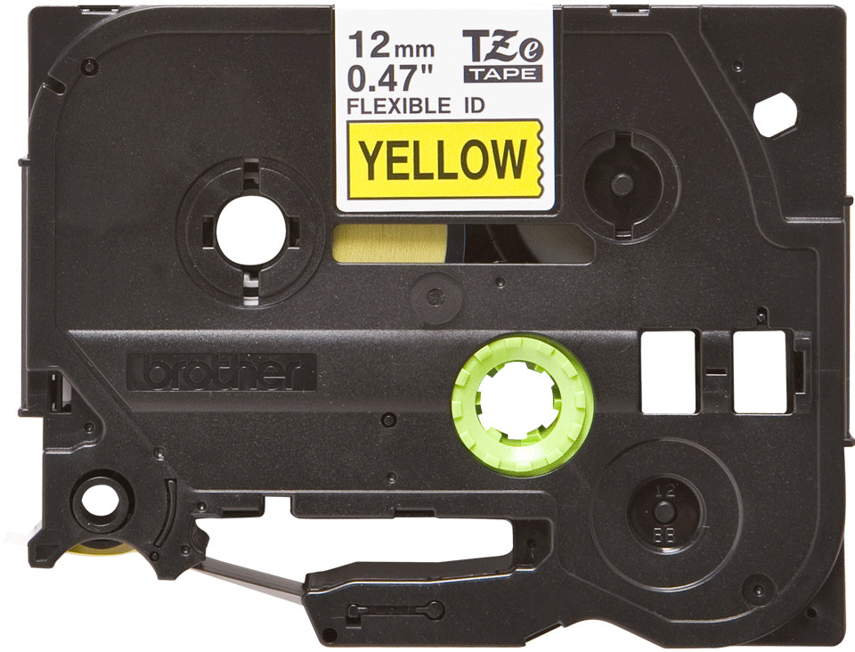 Brother TZE-FX631 DirectLabel black on yellow Laminat 12mm x 8m for Brother P-Touch Labels