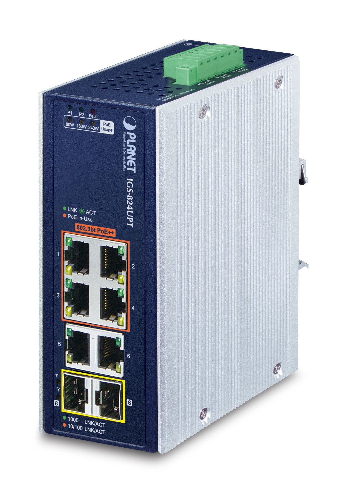 Planet IP30 Industrial 4-Port Switch PoE