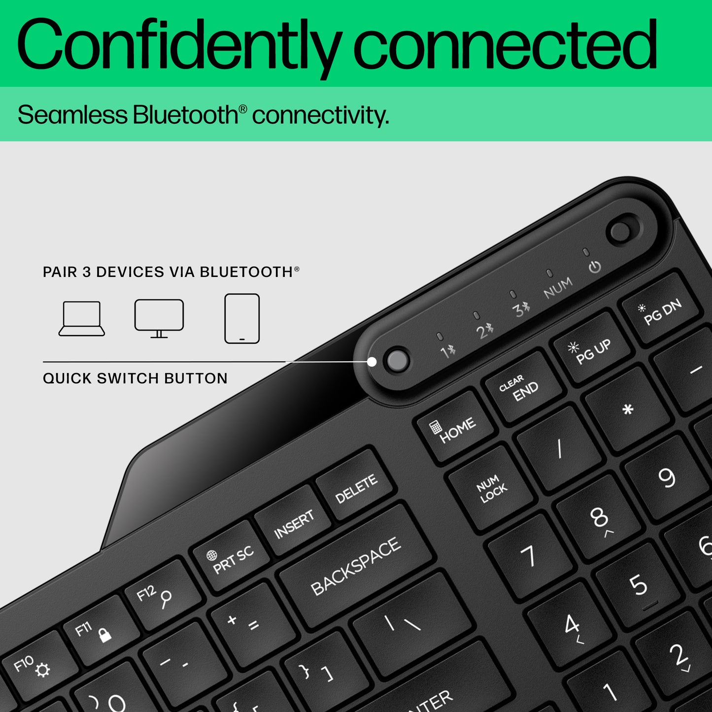 HP 460 Multi-Device Wireless Keyboard