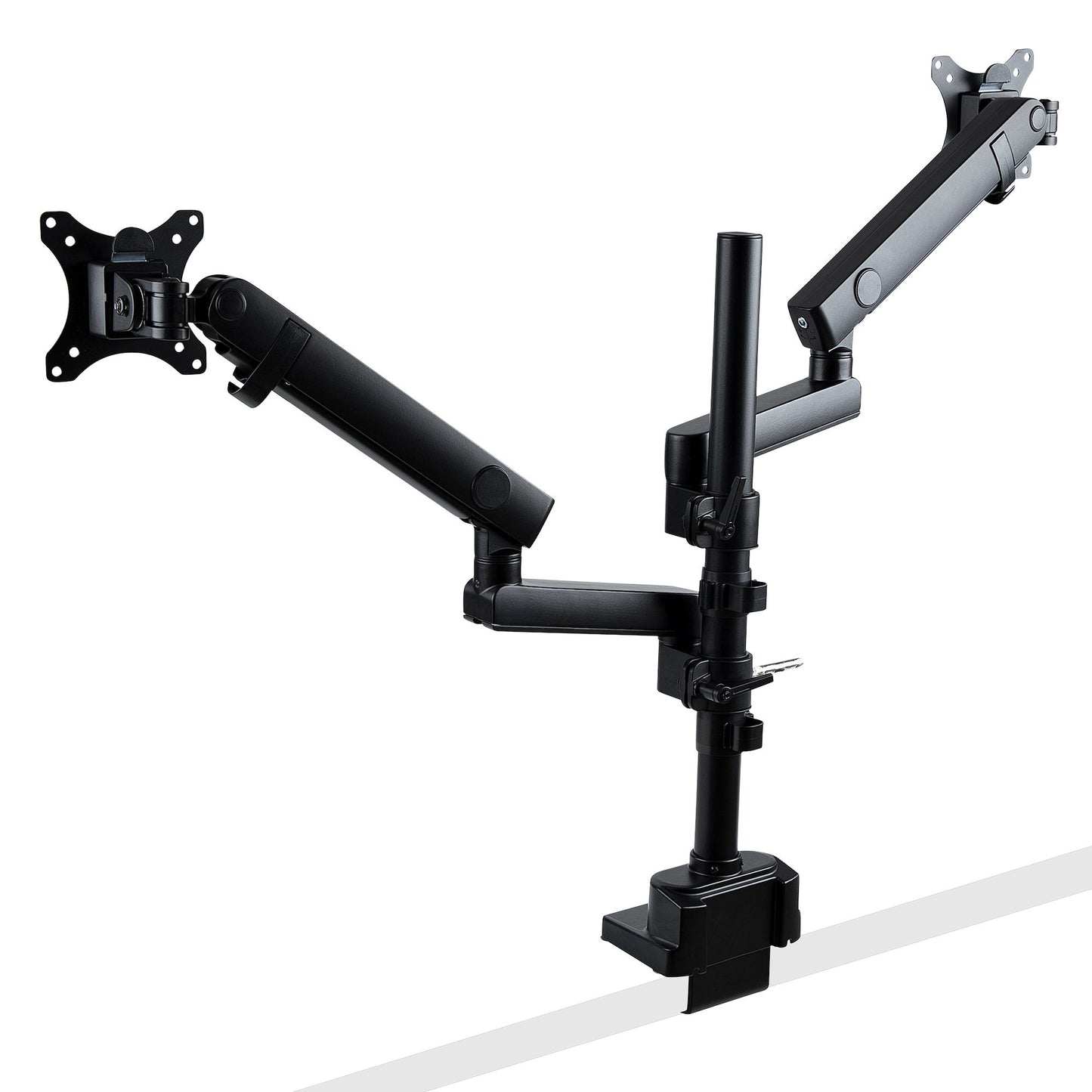 StarTech.com Desk Mount Dual Monitor Arm, Full Motion Monitor Mount for 2x VESA