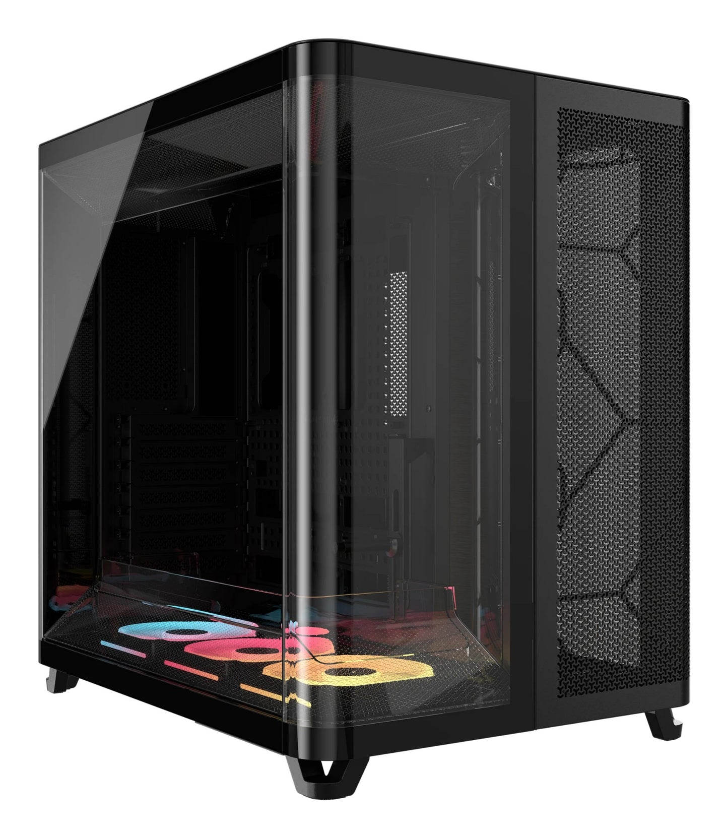 Corsair AIR 5400 LX-R RGB iCUE LINK Midi Tower Black PC Case