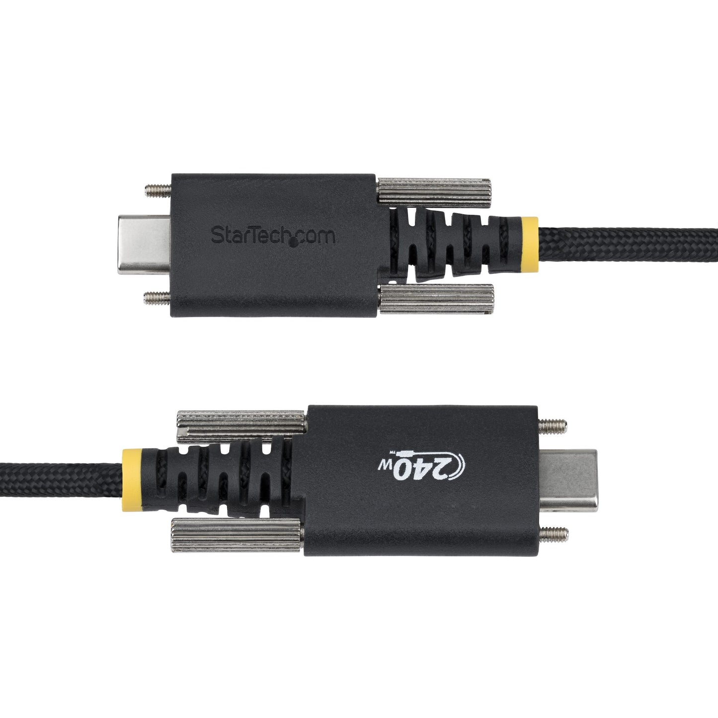 StarTech.com 10ft (3m) USB-C Charging Cable, Durable and Ultra-Flexible, Side Screw