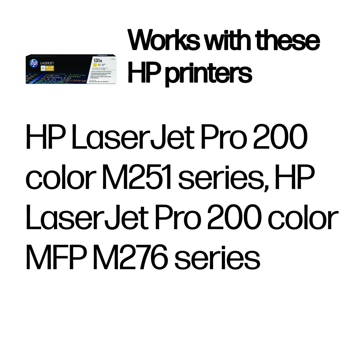 HP CF212A/131A Yellow Toner Cartridge (1.8K pages, HP Pro 200)