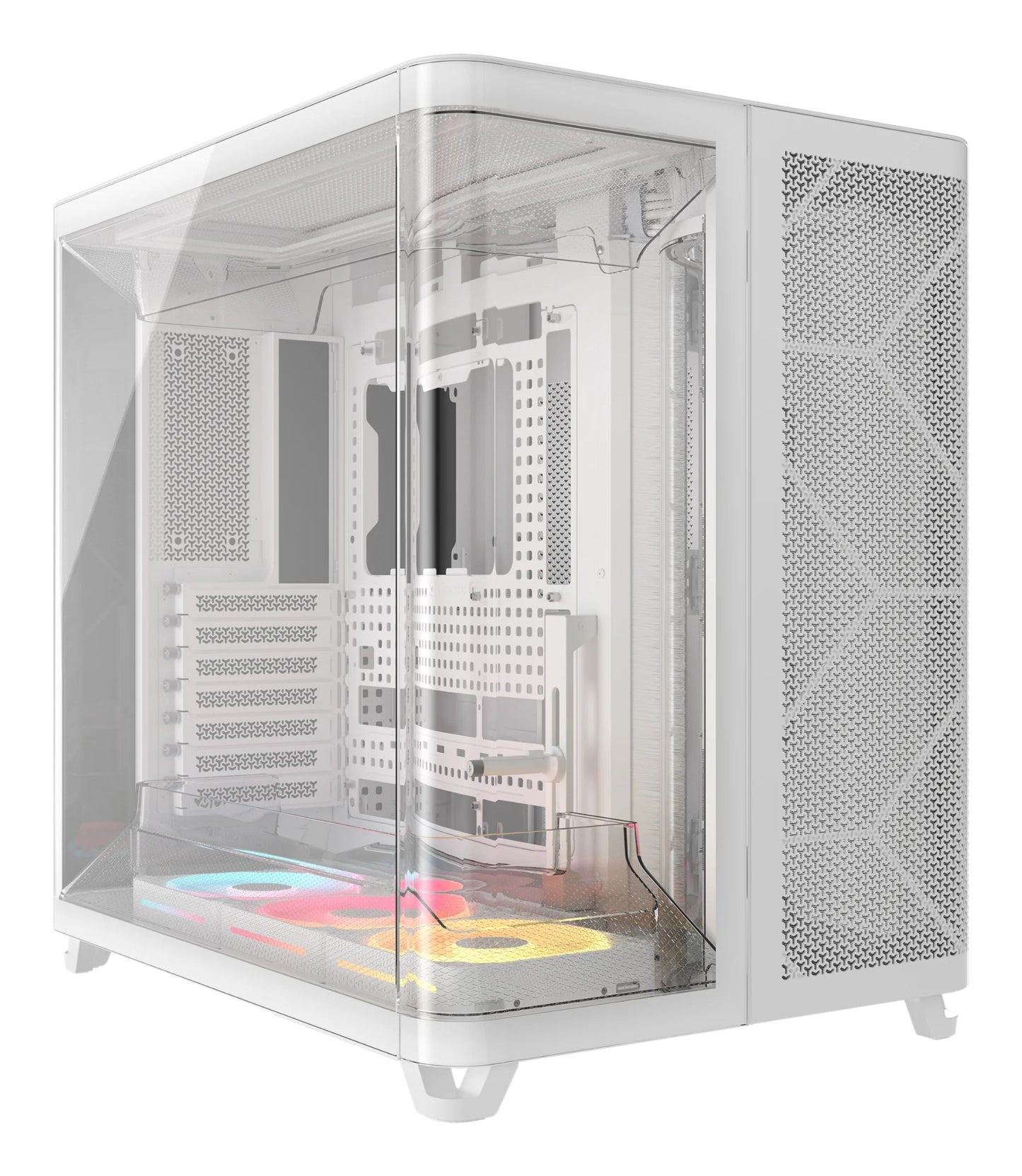 Corsair AIR 5400 LX-R RGB iCUE LINK Midi Tower White PC Case