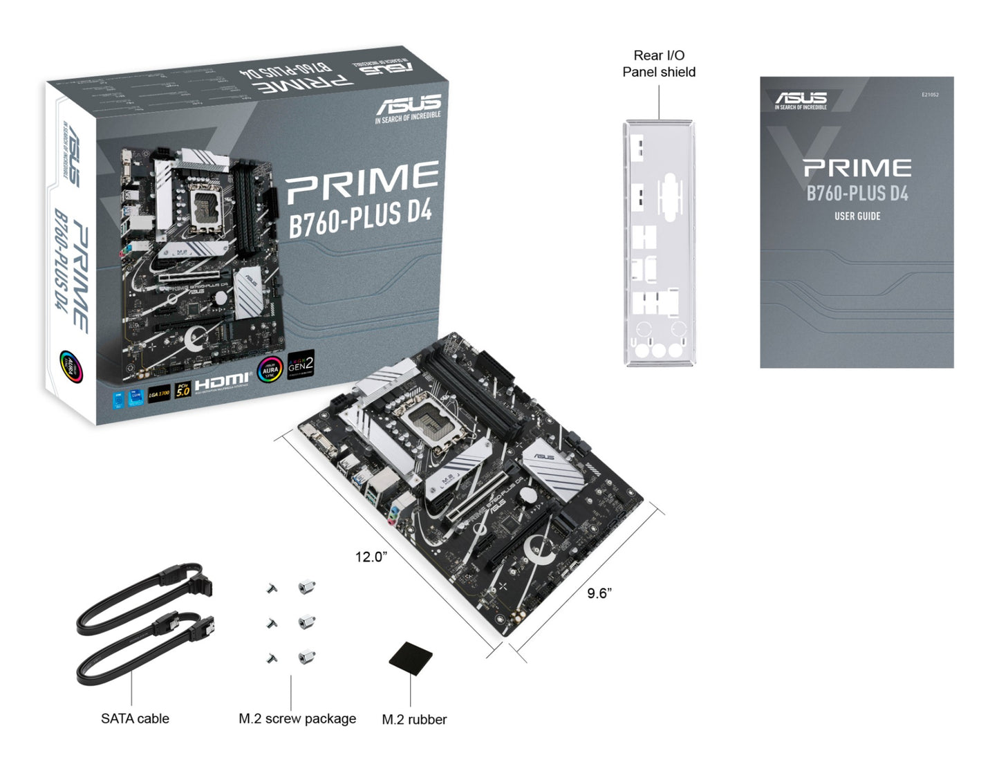 ASUS PRIME B760-PLUS D4 Intel B760 LGA 1700 ATX Motherboard