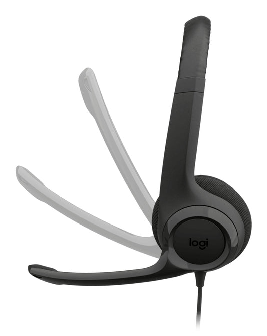 Logitech H390 Headset Wired Head-band Calls/Music USB Type-C Black