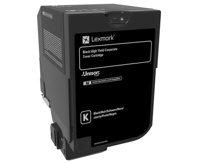 Lexmark 74C2HKE Black Toner Cartridge (20K pages)