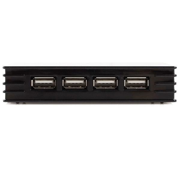 StarTech.com 7 Port Black USB 2.0 Hub - TAA
