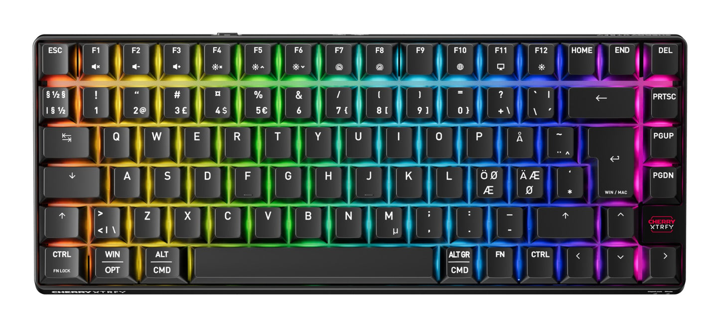 CHERRY XTRFY K33 Nordic Wireless Keyboard (Black)