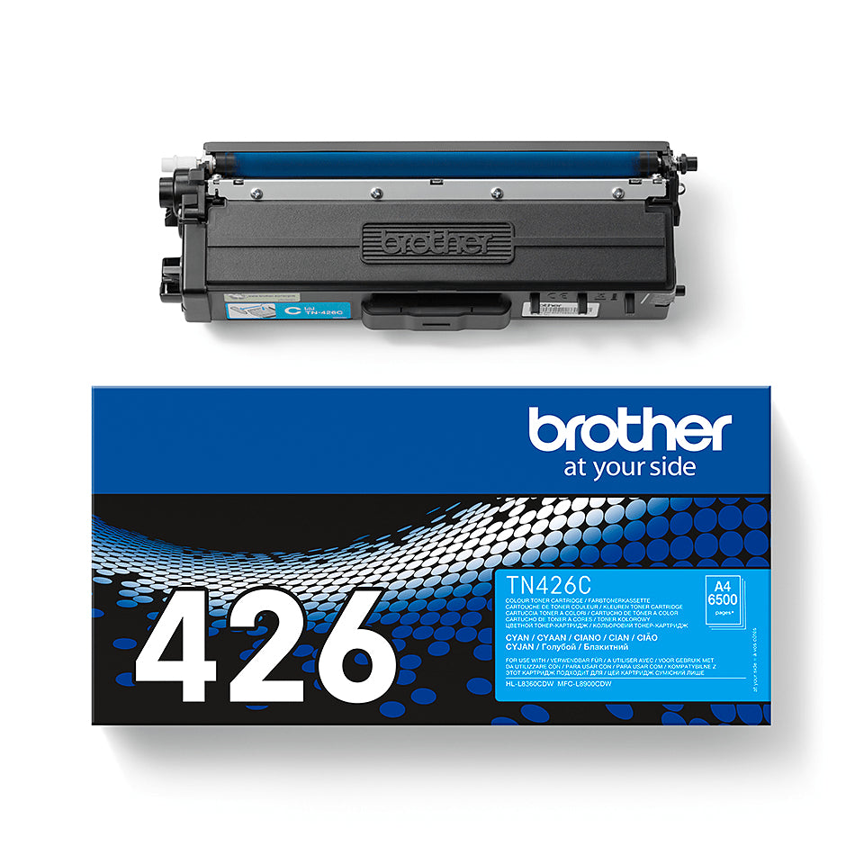 Brother TN-426C Cyan Toner Cartridge (6.5K pages, Brother HL-L 8360)