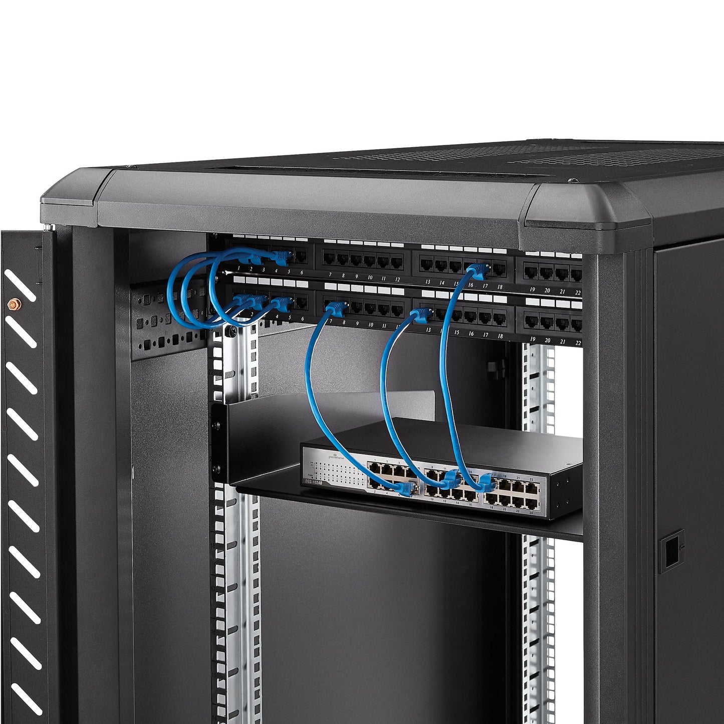 StarTech.com 2U Server Rack Shelf - Universal Rack Mount Cantilever Shelf for 19" (ABSHELF)
