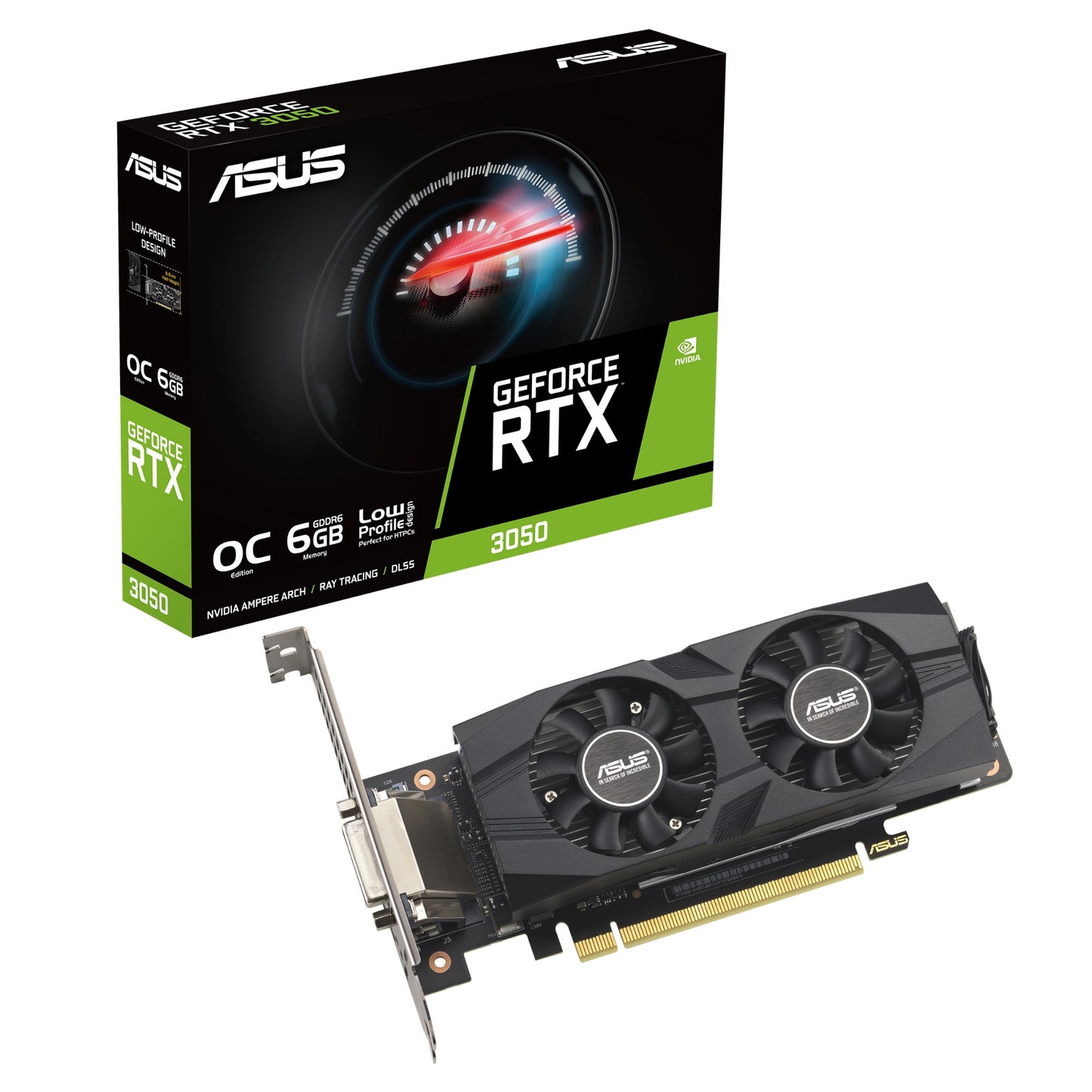 ASUS GeForce RTX 3050 6GB GDDR6 OC Graphics Card
