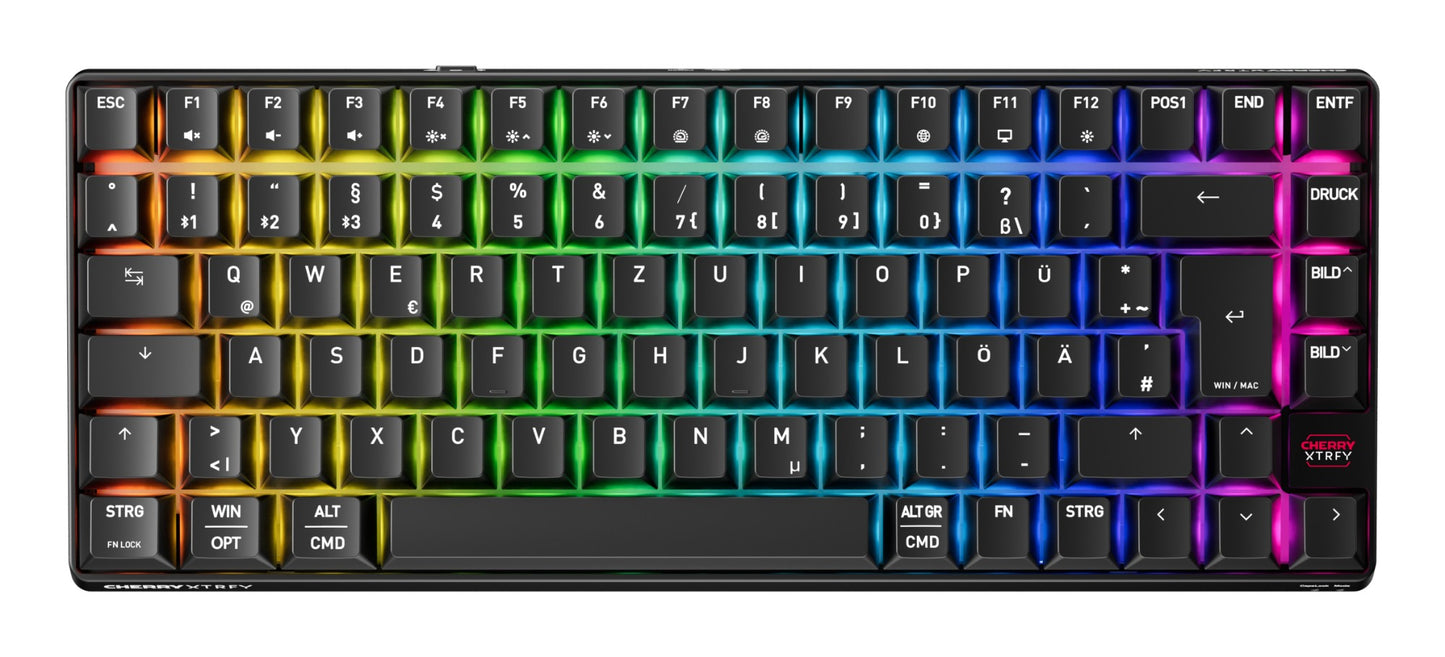 CHERRY XTRFY K33 QWERTZ Wireless Keyboard (Black)