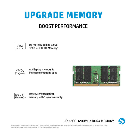 HP 32GB DDR4 3200MT/s SO-DIMM Laptop RAM (67AAAC3)