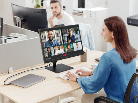 Viewsonic VG2441V video conference monitor 61 cm (24") LED 1920 x 1080 pixels Full HD Webcam