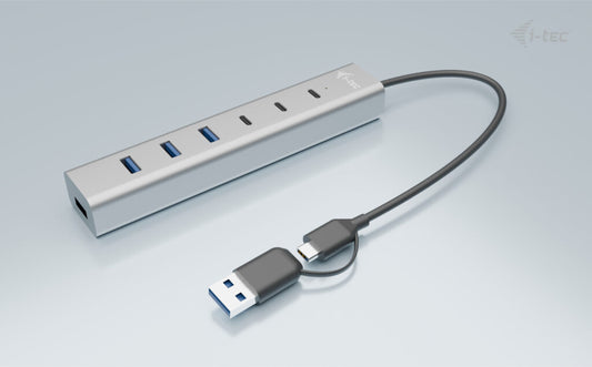 i-tec USB-C/USB-A Charging Metal HUB 7 port