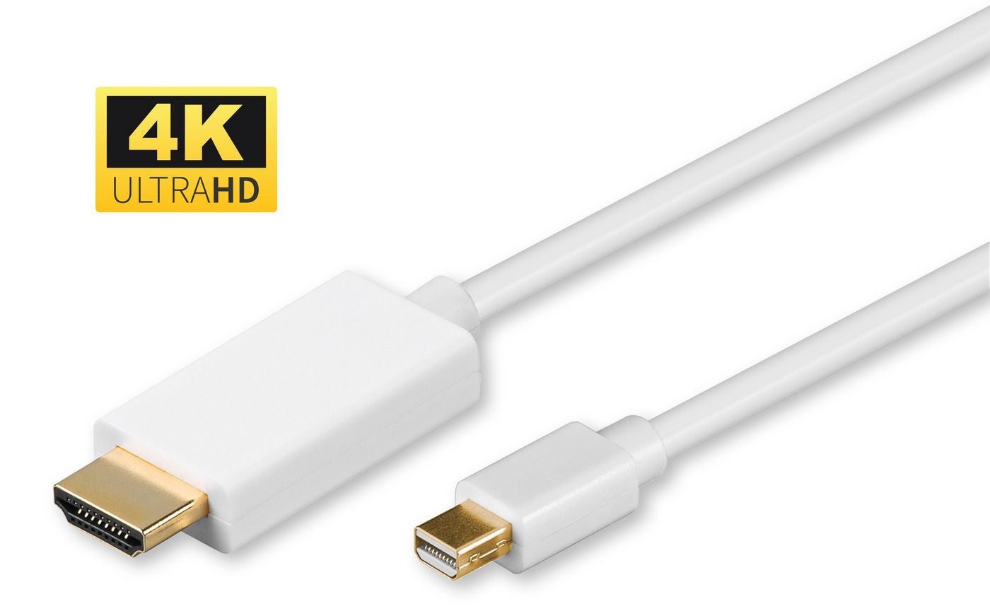 Microconnect MDPHDMI3-4K video cable adapter 3 m Mini DisplayPort HDMI Type A