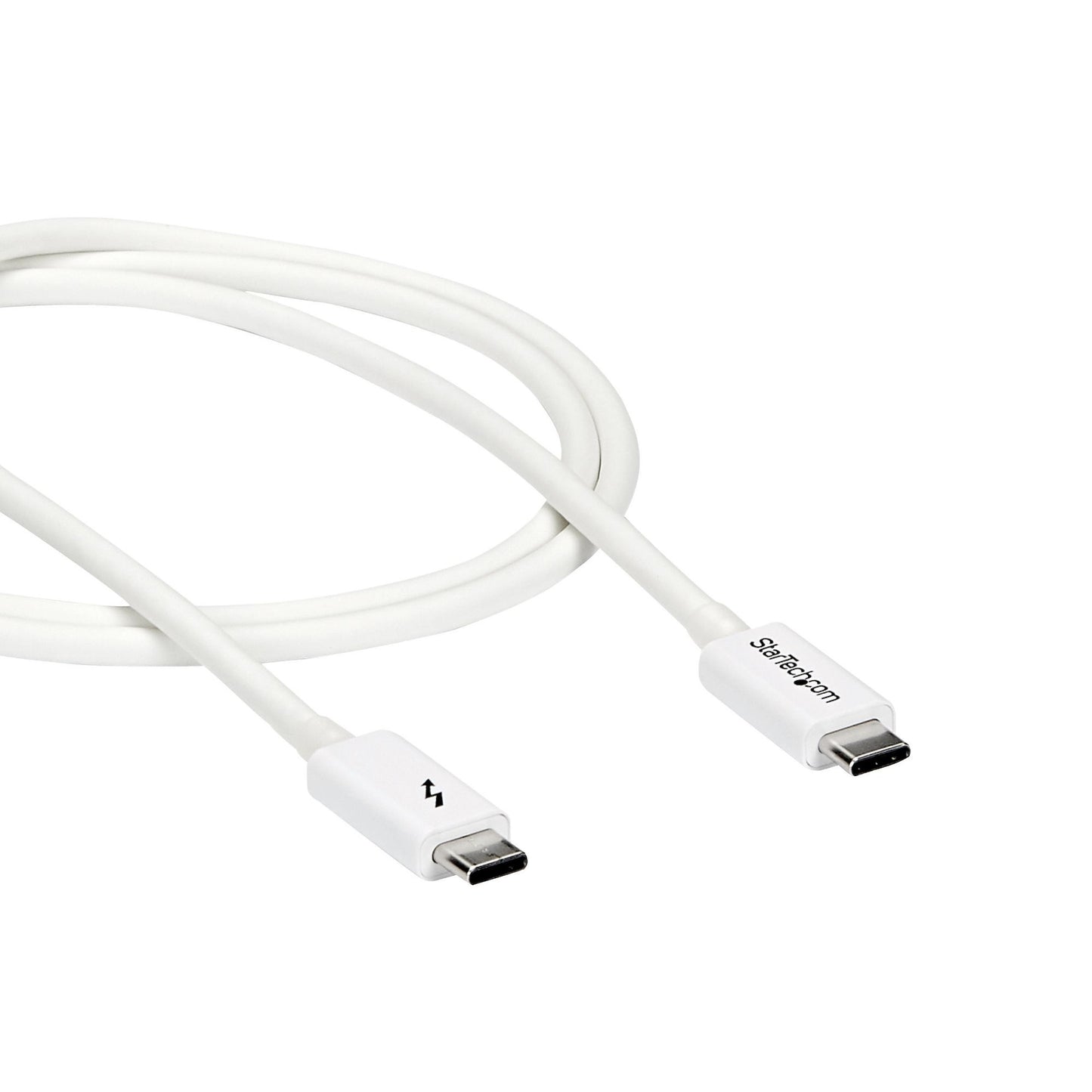 StarTech.com 3.3ft (1m) Thunderbolt 3 Cable, 20Gbps, 100W PD, 4K, Thunderbolt