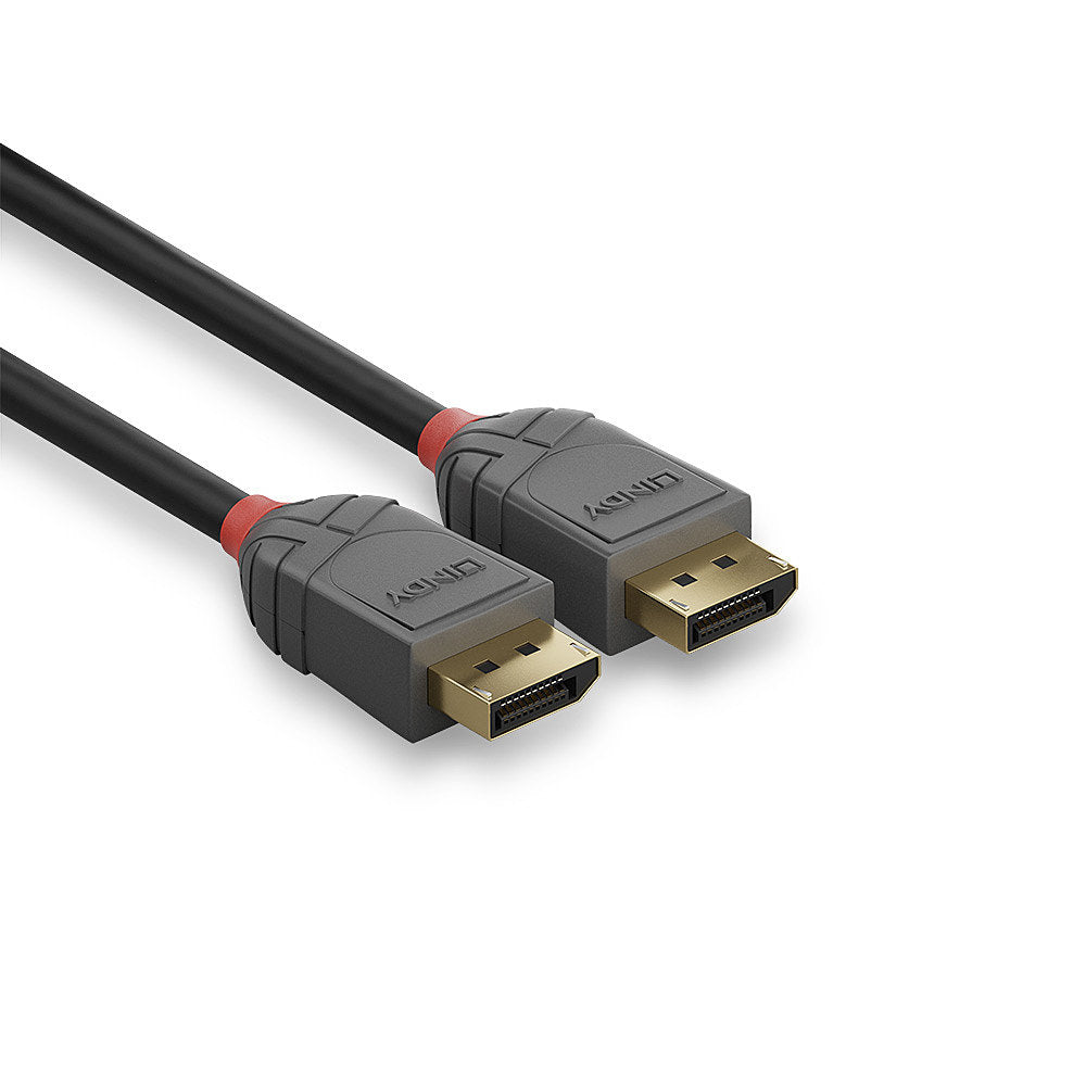 Lindy 5m DisplayPort 1.4 Cable, Anthra Line