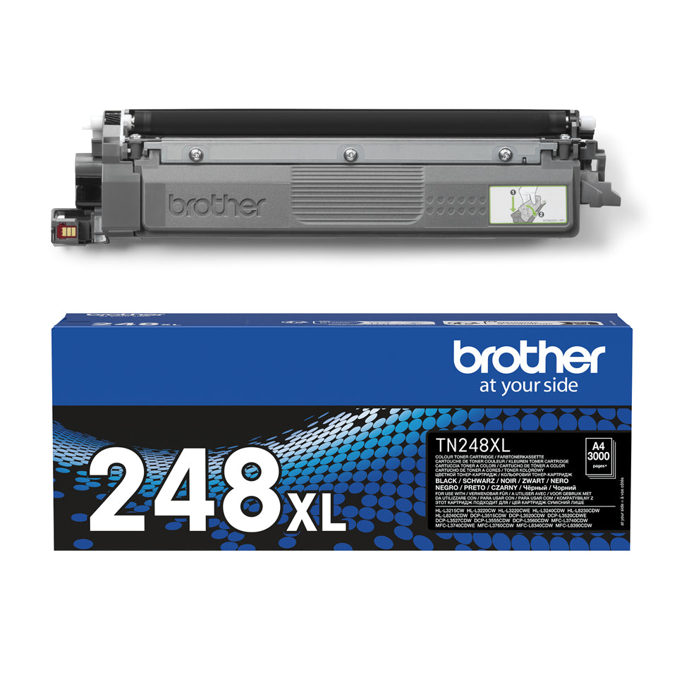 Brother TN-248XLBK Black Toner Cartridge (3K pages)