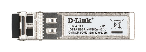 D-Link 10GBase-SR SFP+ Transceiver, 80/300m Networking