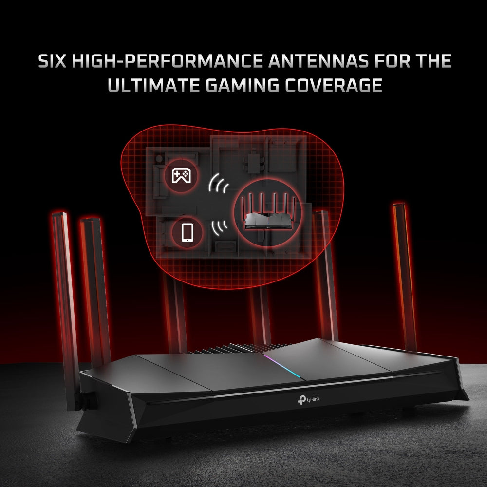 TP-LINK Archer BE6500 Dual-Band Wi-Fi 7 Gaming Router Networking