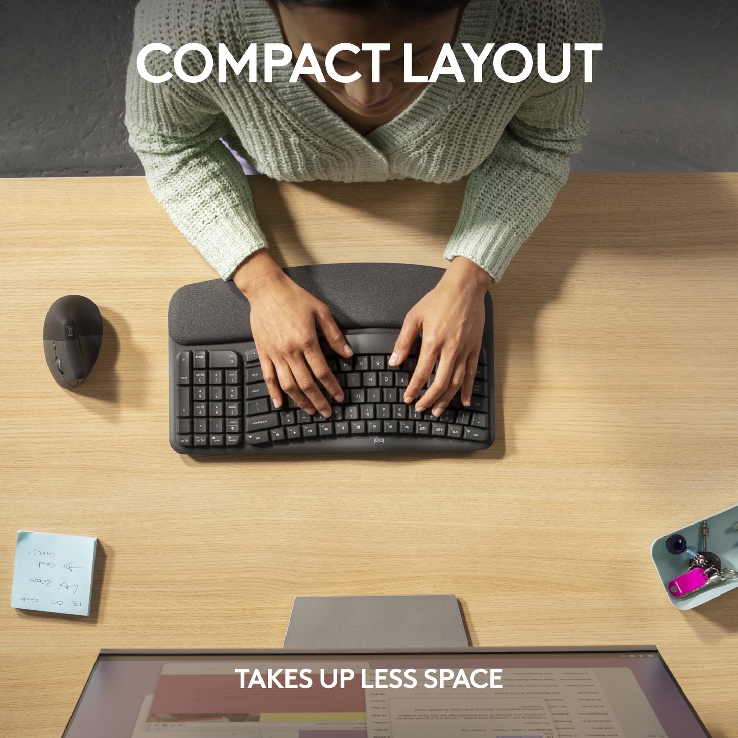 Logitech ERGO Wave Keys Wireless Keyboard