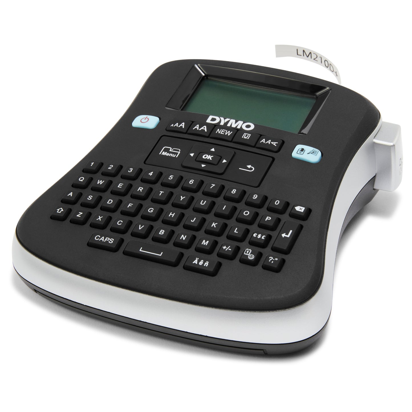 DYMO LabelManager 210D+ Handheld Label Maker Kit | QWERTY Keyboard | with 12mm Black Label Printer