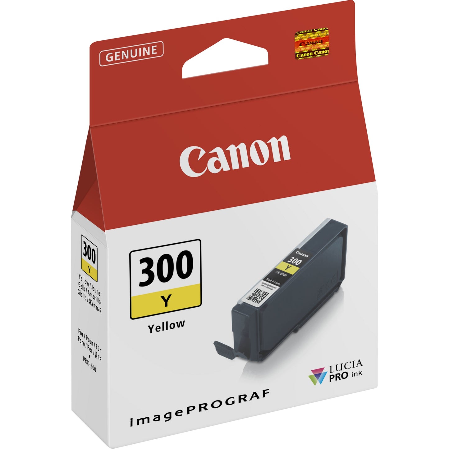 Canon 4196C001/PFI-300Y Yellow Ink Cartridge (Canon IPF Pro 300)