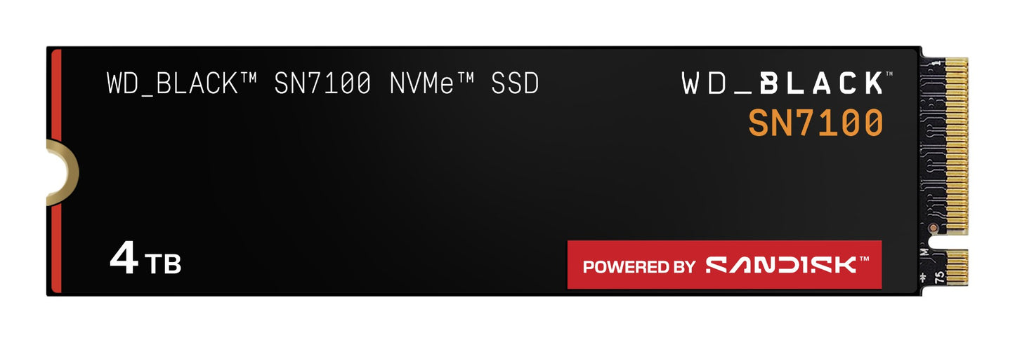 Western Digital Black 4TB M.2 NVMe PCIe Gen4 SSD (E00CJA0)