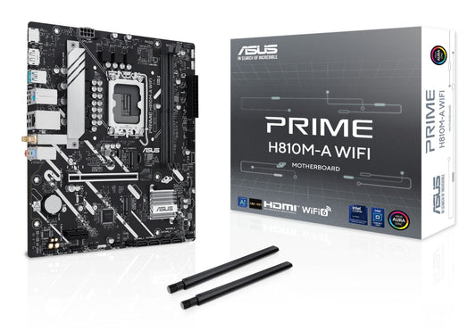 ASUS PRIME H810M-A WIFI Intel H810 LGA 1851 (Socket V1) micro ATX Motherboard