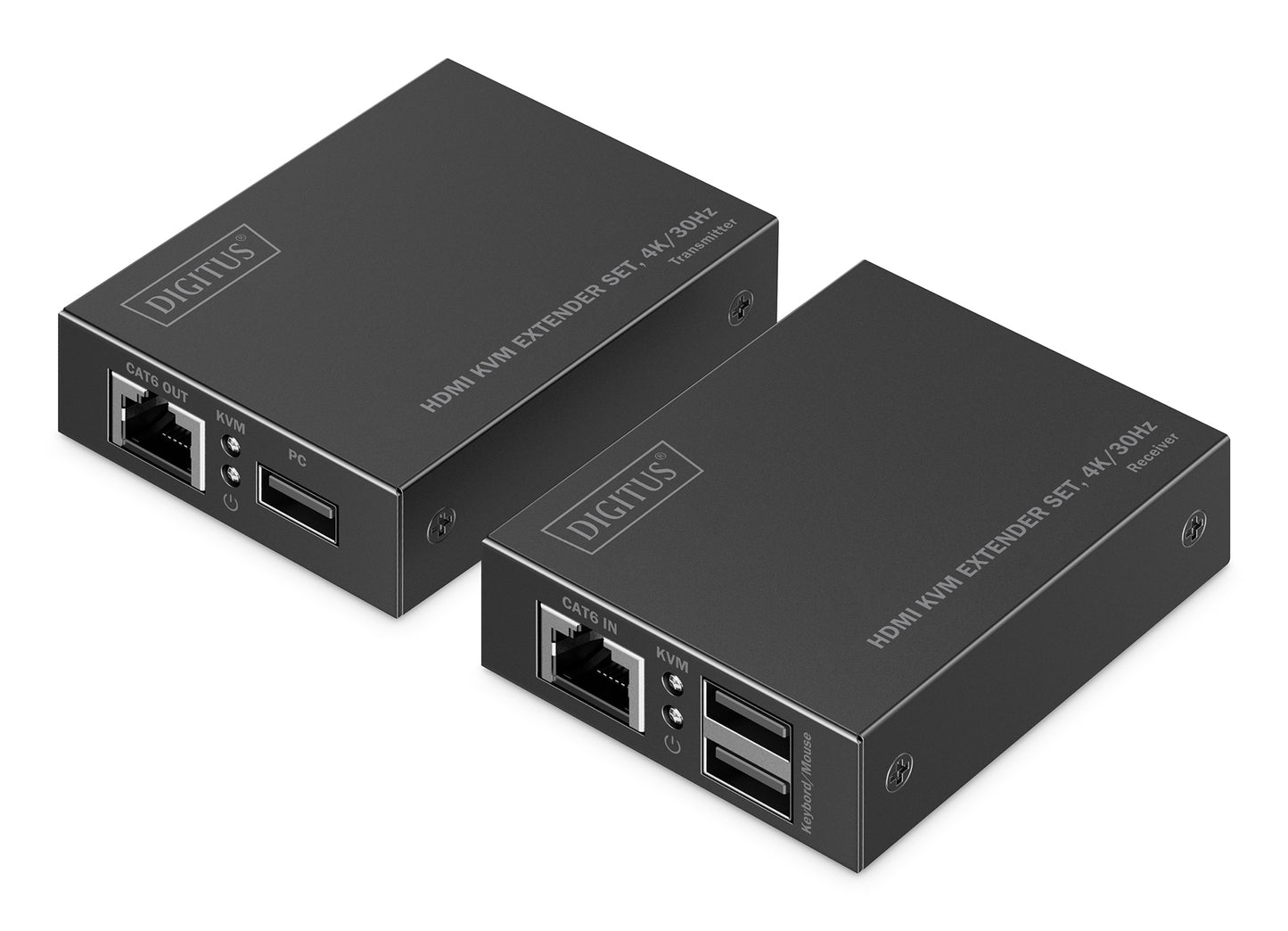 Digitus HDMI KVM Extender Set, 4K/30Hz KVM Switch