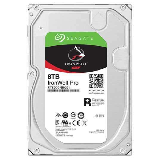 Seagate IronWolf Pro 8TB 3.5" SATA 7200 RPM NAS HDD