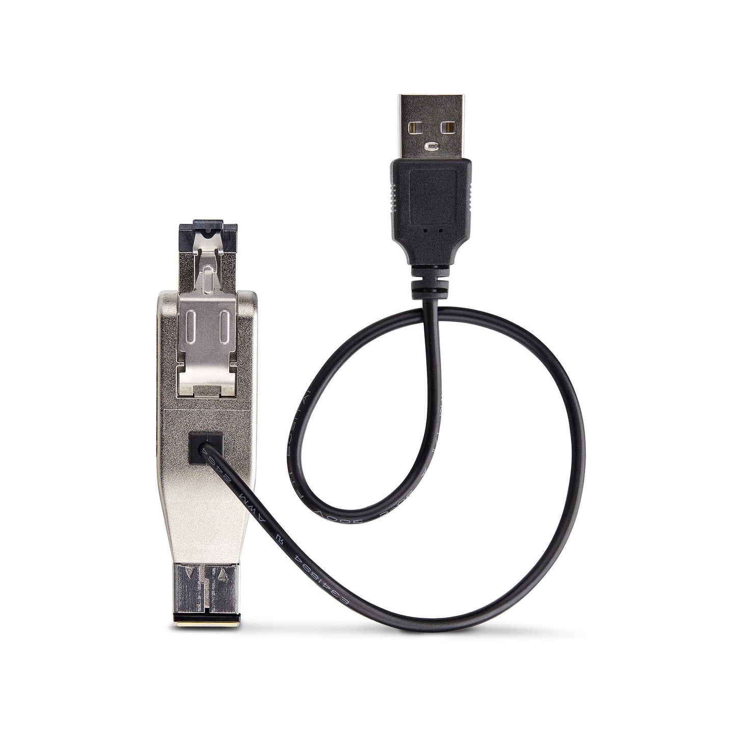 StarTech.com Gigabit Fiber to RJ45 Ethernet Media Converter Dongle, Optical Singlemode 10km/Multimode 800m, USB Powered, Compact Design, Metal Housing, Micro Mini, TAA Networking