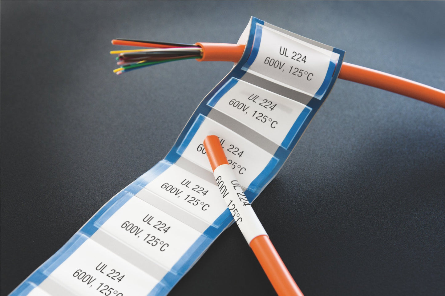 DYMO 1868809 Shrink tubing black on white 6mm x 2,7m for Dymo Rhino XTL-300/500 Labels