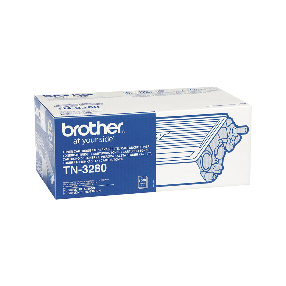 Brother TN-3280 Toner Cartridge (8K pages, Brother HL-5340)